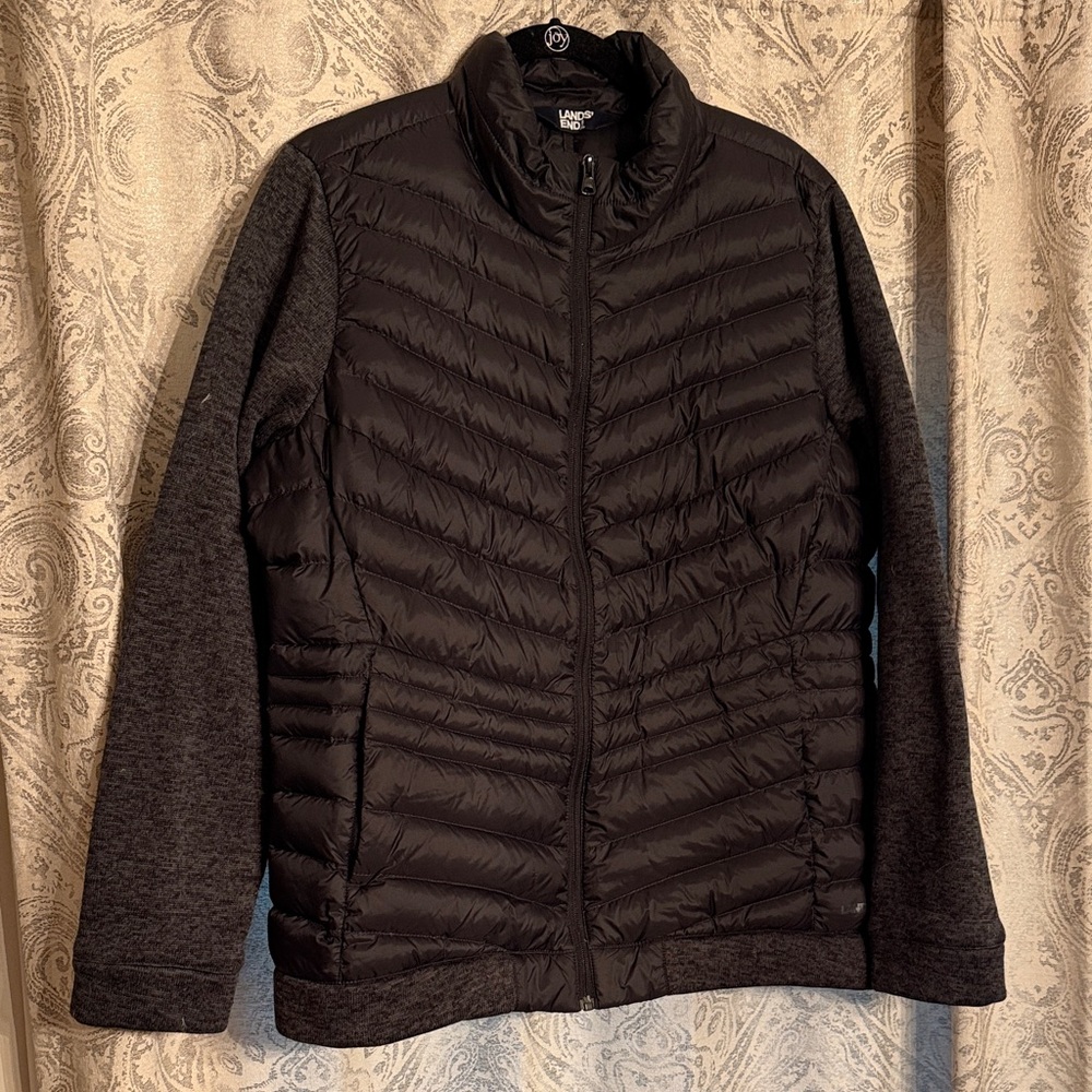 Lands' End Women’s Black Quilted Jacket